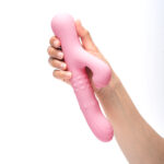 ComePlay – 9.25" Dual Stimulation Vibrator with G-Spot Thrusting Beads, Come-Hither Motion & Clitoral Tapping - Image 4