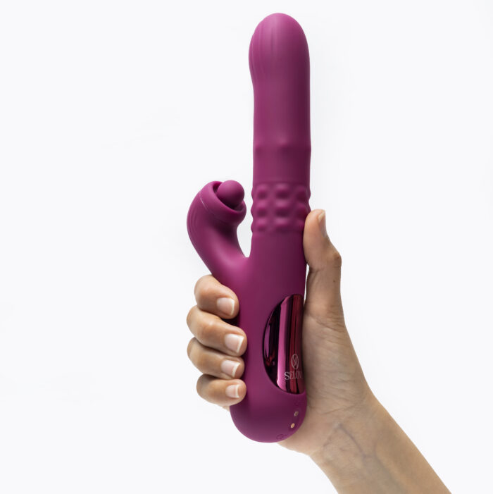 ComePlay – 9.25" Dual Stimulation Vibrator with G-Spot Thrusting Beads, Come-Hither Motion & Clitoral Tapping - Image 5