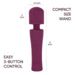 PulseWand – Compact Wand Vibrator, Mini Wand - Image 2