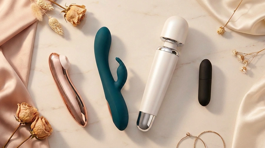 Exploring the Variety: A Comprehensive Guide to Different Sex Toys for Women 2 Variety of elegant sex toys displayed