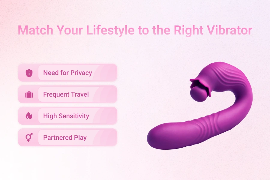 choosing a perfect vibrator match for lifestyle