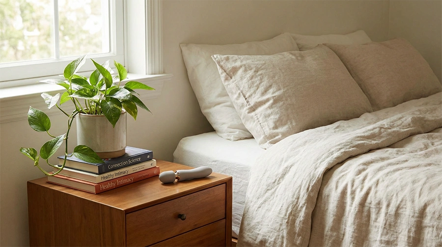 How to Improve Sex Life: Science-Backed Strategies for Better Connection 2 Cozy bedroom with plants and books