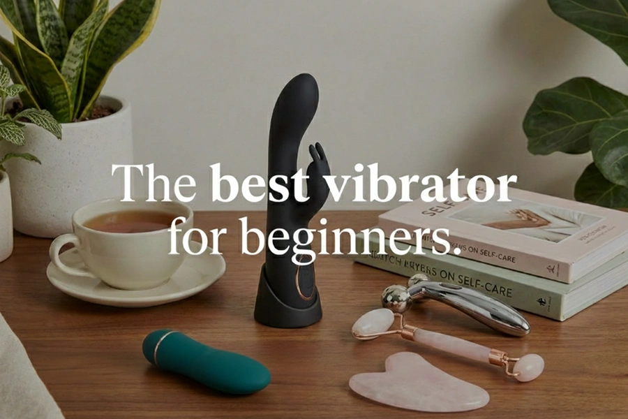 Best Vibrator for Beginners: 6 Easy-to-Use Options for Your First Time 1 Vibrators and self-care items displayed.