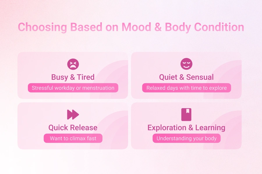 Vibrators vs Dildos: 8 Key Differences You Should Know 2 choosing between Vibrators and Dildos based on mood and body condition