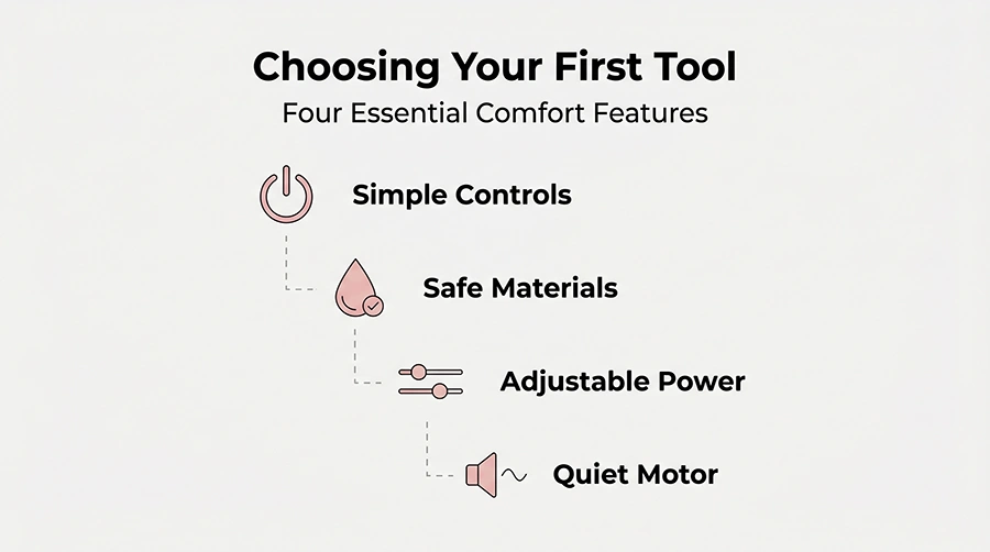 Best Sex Toys for Beginners: 6 Safe & Easy Starter Picks 2 essential comfort features for choosing first tool