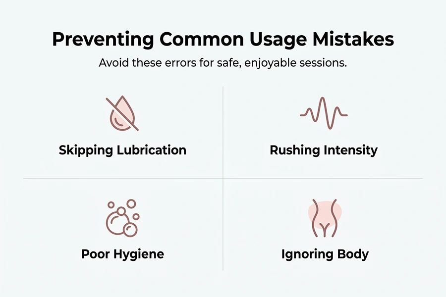 How to Use a Wand Vibrator for Maximum Pleasure (7 Steps) 4 preventing common usage mistakes
