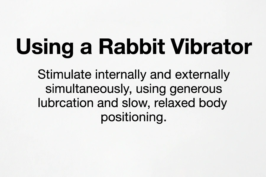 How To Use a Rabbit Vibrator: 7 Tips for Maximum Enjoyment 1 using a rabbit vibrator