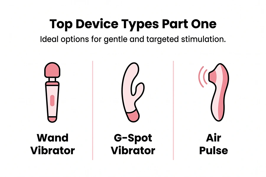 Best Sex Toys for Older Women: 5 Top Picks for Ultimate Comfort 3 top device types part one