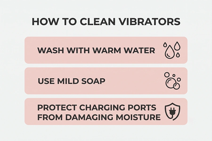 how to clean vibrators