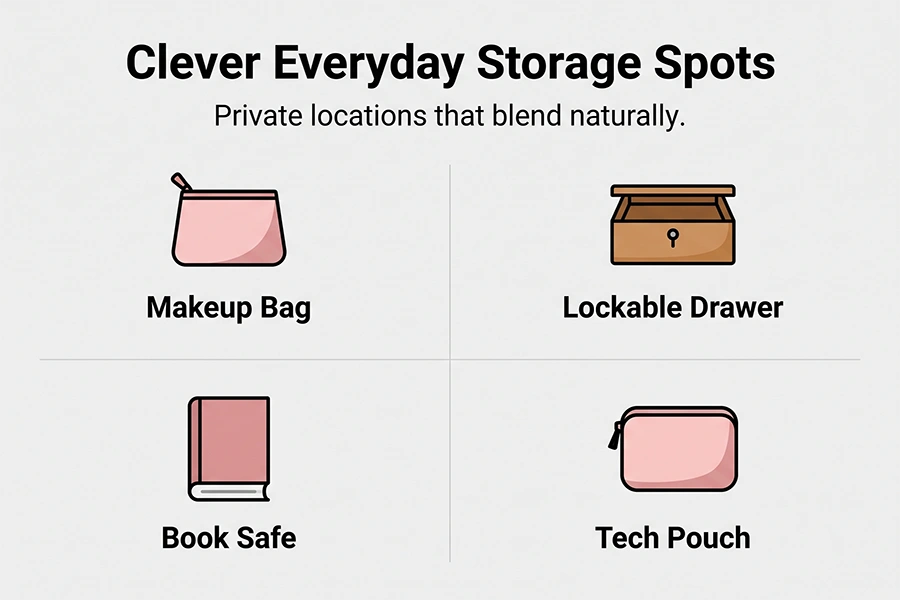 clever everyday storage spots
