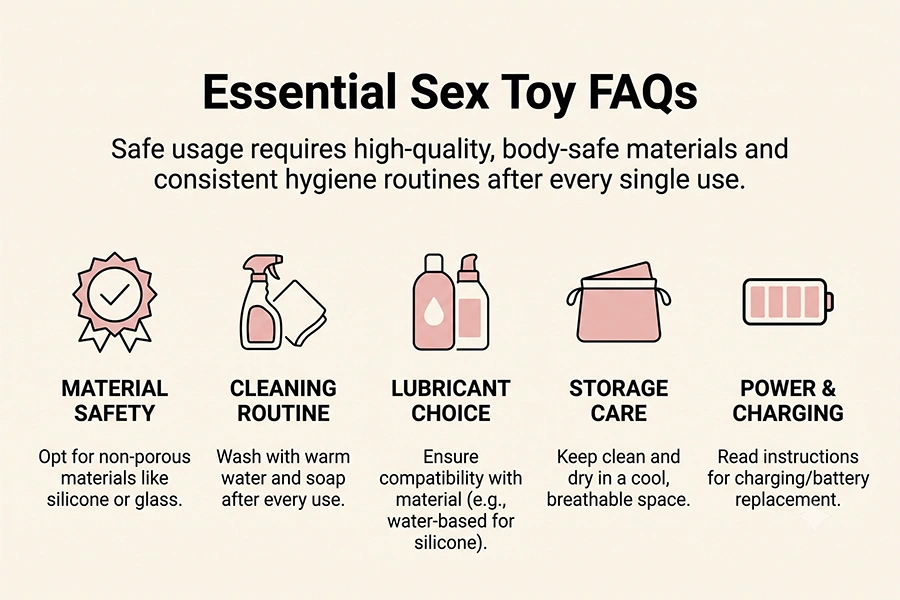 12 Sex Toys FAQs: Answers to the Most Common Questions About Sex Toys 1 essential sex toys faqs