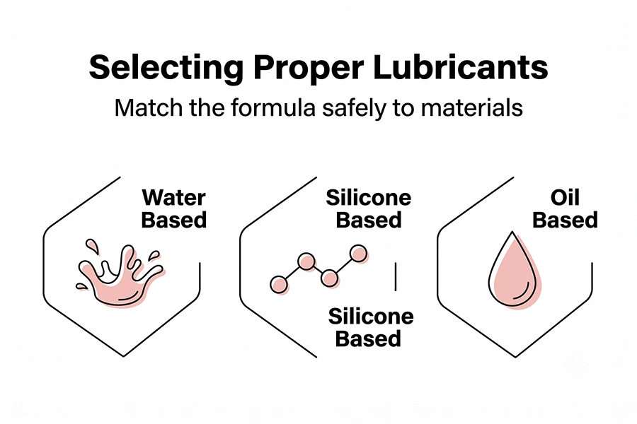 12 Sex Toys FAQs: Answers to the Most Common Questions About Sex Toys 3 selecting proper lubricants