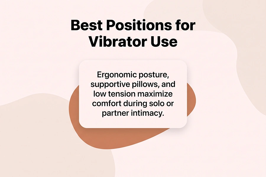 Best Positions for Using a Vibrator