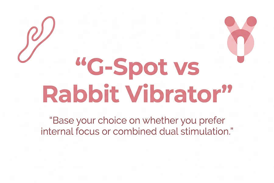 G-Spot vs Rabbit Vibrator: Choosing the Perfect Fit for Your Body 1 base your on whether you prefer internal focus combined dual stimulation