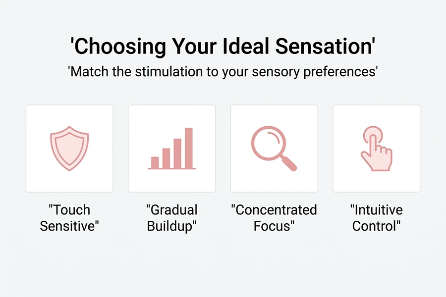 match the stimulation to your sensory stimulation 