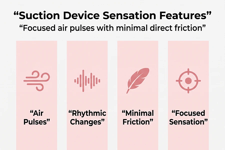 focused air pulses with minimal direct friction