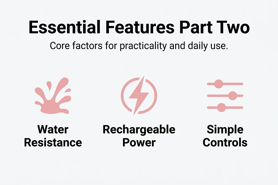 core factors for practicality and daily use