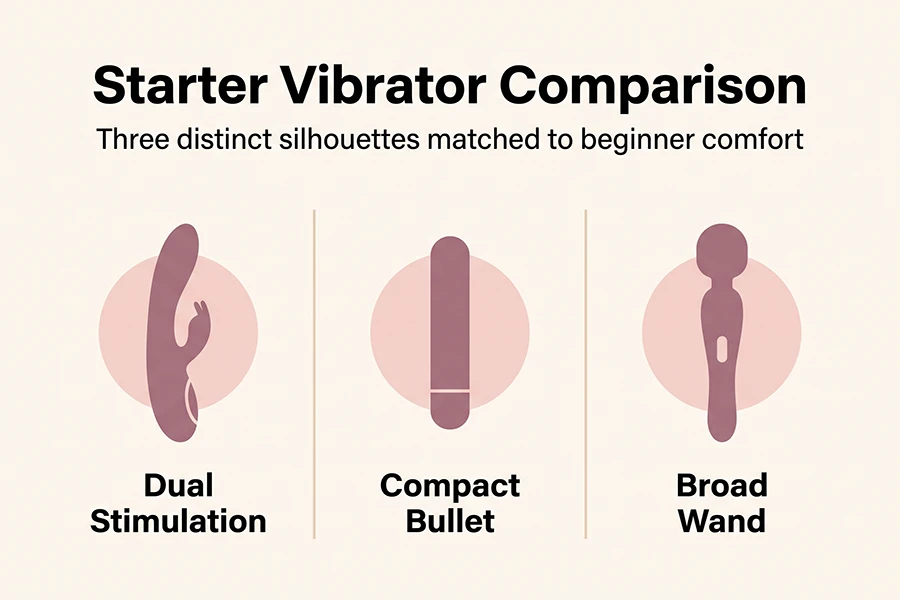 Are Rabbit Vibrators Good For Beginners? 4 Gentle Tips & 3 Styles Compared 2 three distinct silhouettes matched to beginner comfort