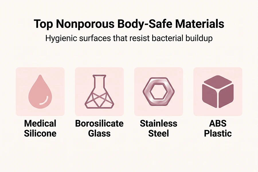 Best Vibrator Material to Avoid Infection: 4 Body-Safe Materials to Choose 4 hygienic surfaces that resist bacterial buildup