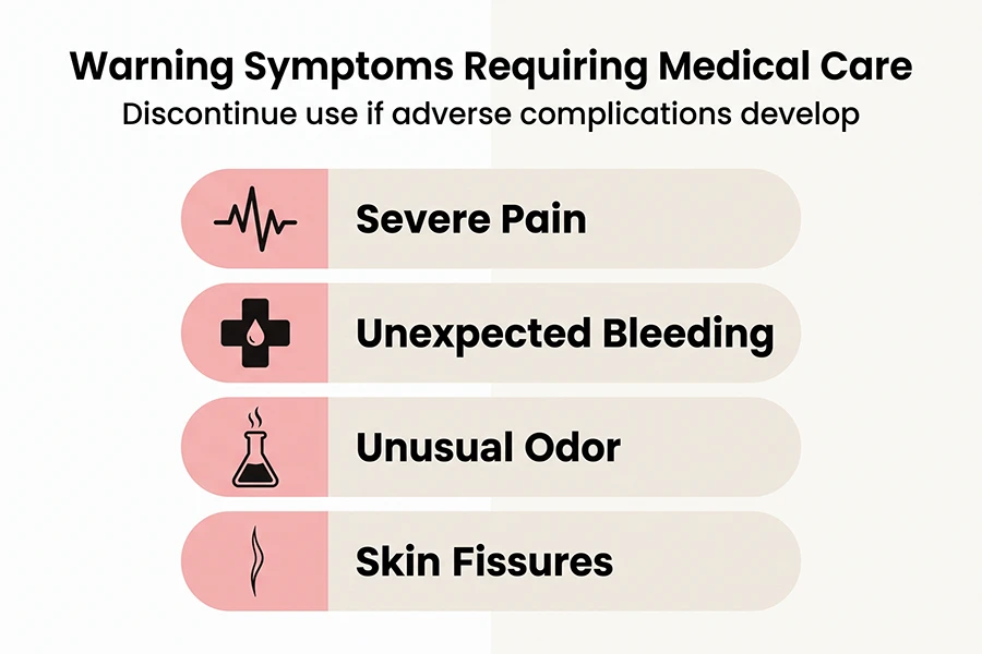 Can You Use a Vibrator With a Yeast Infection? Safety & Doctor Advice 6 discontinue use if adverse complications develop