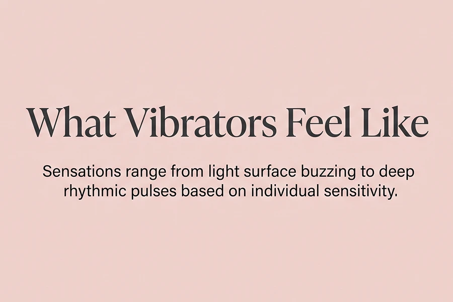 What Does a Vibrator Feel Like? Sensations, Types & First-Time Tips 1 sensations range from light surface buzzing to deep rhythmic pulses based on individual sensitivity