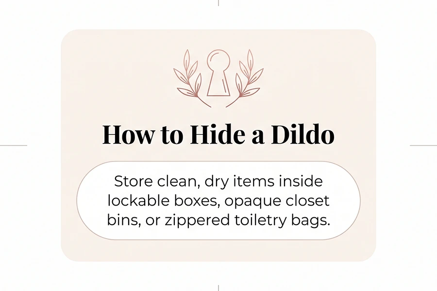 store clean, dry items inside lockable boxes, opaque closet bins or zippered toiletry bags