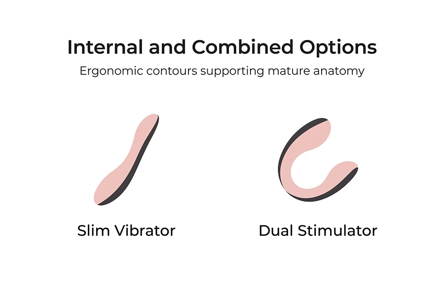 Sex Toys for Women Over 60: 5 Comfort-First Options for Mature Bodies 5 ergonomic contours supporting mature anatomy
