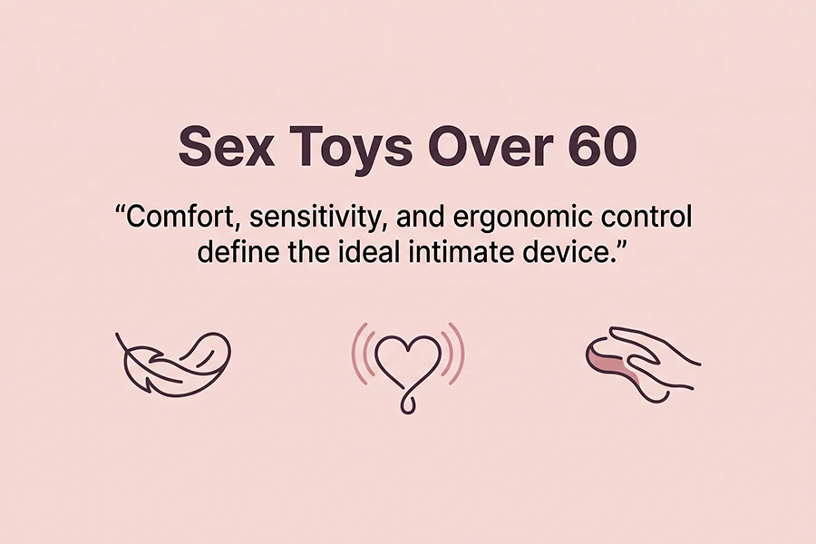 Sex Toys for Women Over 60: 5 Comfort-First Options for Mature Bodies 1 comfort, sensitivity and ergonomic control define the ideal intimate device